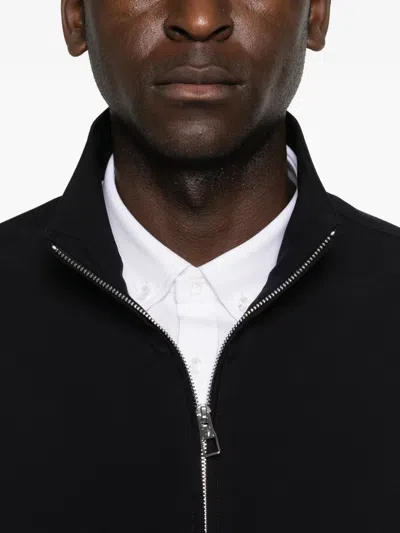Montecore Zip-up Side.pocket Jacket In Black