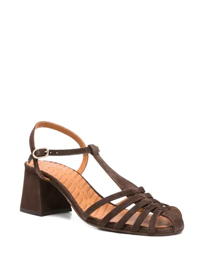 Chie Mihara Mustel Caged Sandals In Brown