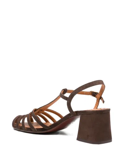 Chie Mihara Mustel Caged Sandals In Brown