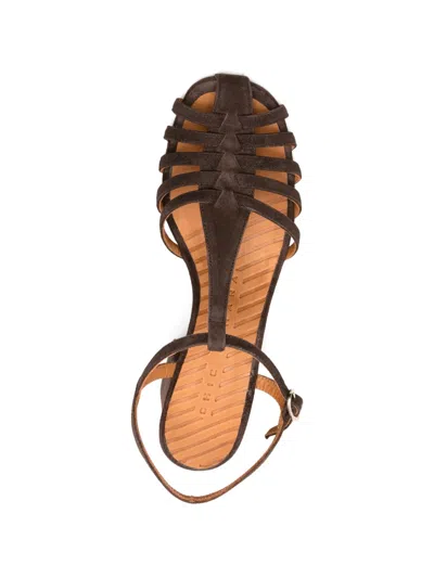 Chie Mihara Mustel Caged Sandals In Brown