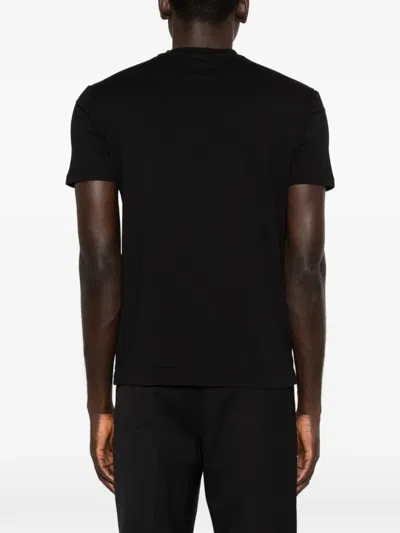 Fedeli Logo-detail T-shirt In Black