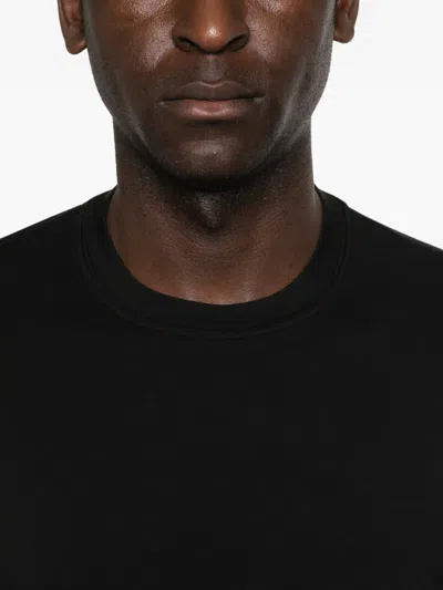 Fedeli Logo-detail T-shirt In Black