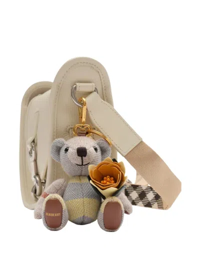 Burberry Thomas Bear Charm In Gray