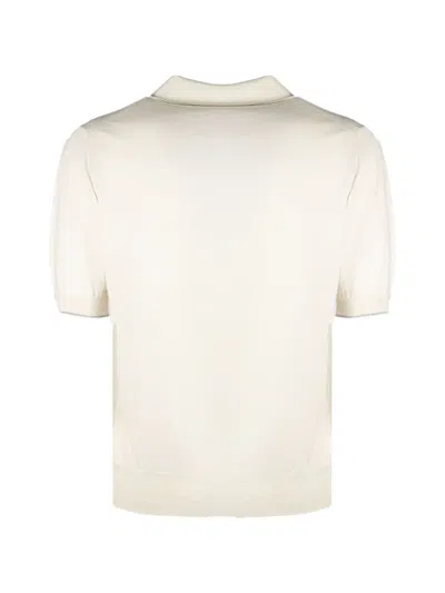 Cruciani Collared T-shirt In Neutral