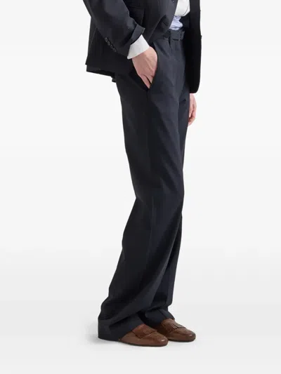 Prada Women's Light Wool Pants In Black