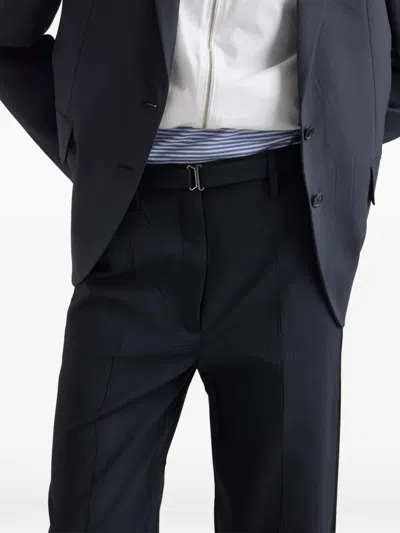 Prada Women's Light Wool Pants In Black