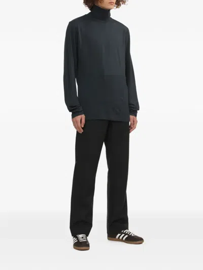 Rier Roll Neck T-shirt In Blue