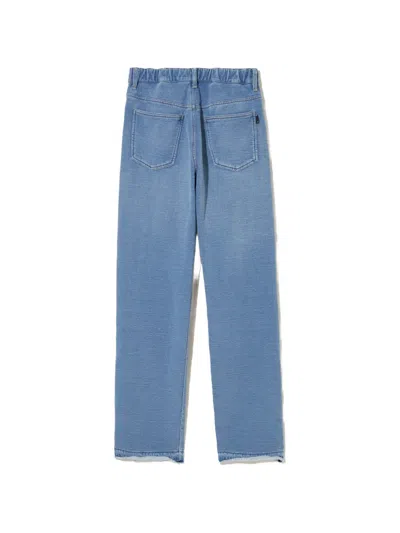 Undercover Drawstring-frayed Jeans In Blue