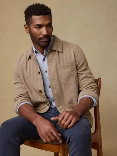 Faherty Herringbone Studio Jacket