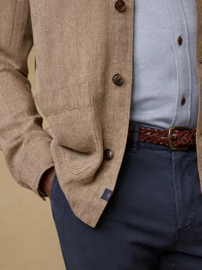 Faherty Herringbone Studio Jacket
