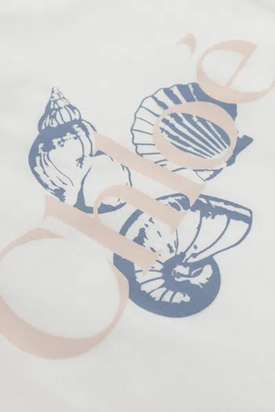 Chloé Logo-print T-shirt In White