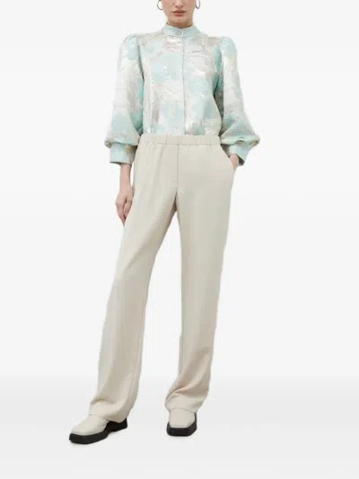 Samsoe & Samsoe Elasticated Trousers In White