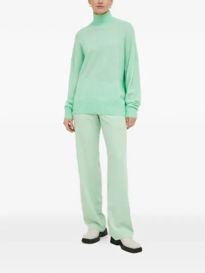 Samsoe & Samsoe Elasticated Trousers In Green