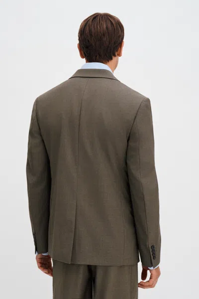 Filippa K Hugh Wool Blazer In Brown