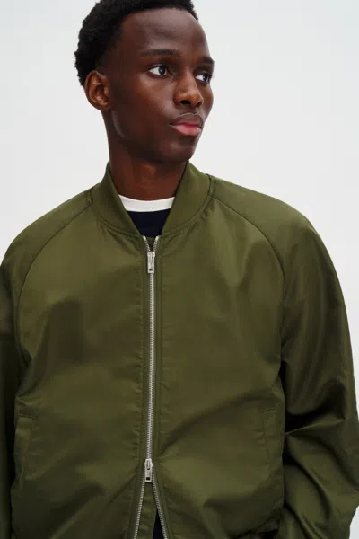 Filippa K Technical Bomber Jacket In Green