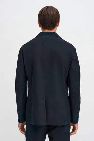 Filippa K Christopher Cotton Blazer In Black