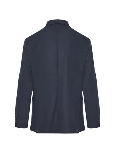 Corneliani Textured Blazer In Black