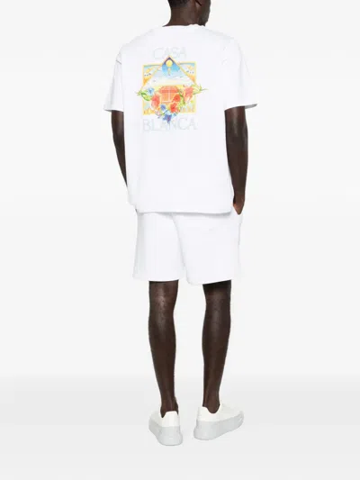 Casablanca Golden Goose Star-printed Leather Sneakers Stardan In Multi