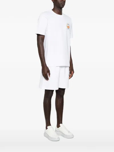 Casablanca Golden Goose Star-printed Leather Sneakers Stardan In Multi