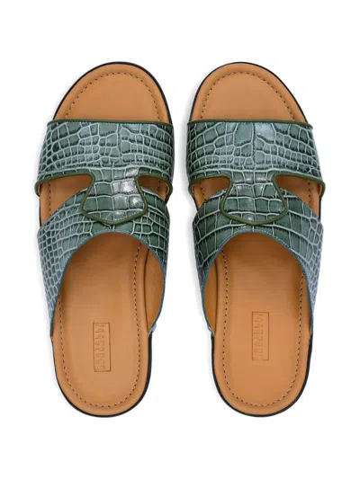 Fratelli Rossetti Cut-out Effect Sandals In Multi