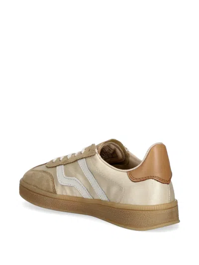 Gant Suede Panel Sneakers In Neutral