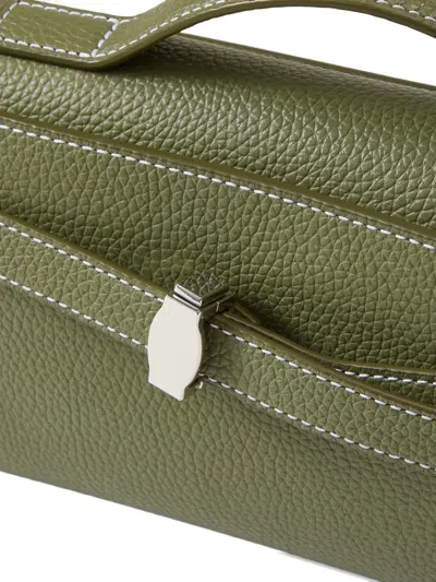 Veronica Beard Dash Top-handle Clutch Bag In Green