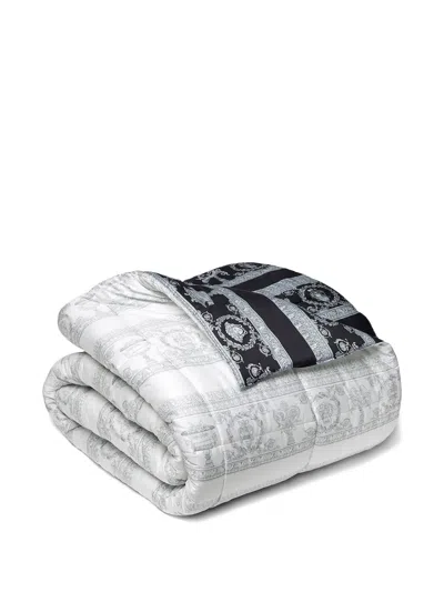 Versace Double-face Baroque Comforter In Multi