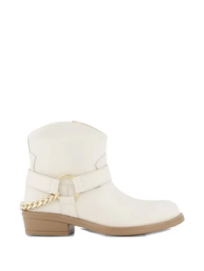 Twinset Chain Strap Boots In Multi