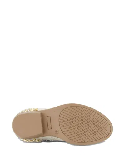 Twinset Chain Strap Boots In Multi