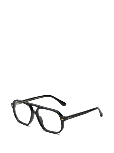 Retrosuperfuture Pilot-frame Glasses In Black