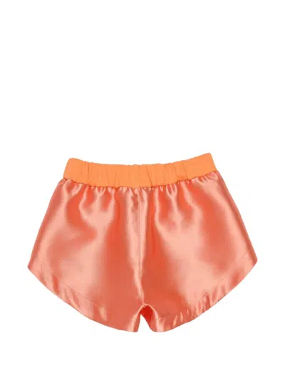 Miss Grant Elasticated Stripe Shorts In Multi