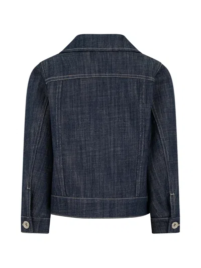 Eleventy Button Front Jacket In Blue