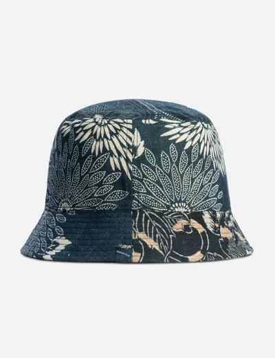 Visvim I.c.t. Dome Bucket Hat In Blue