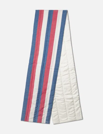 Visvim Stripes Muffler In Blue