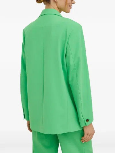 Samsoe & Samsoe Single-breasted Blazer In Green