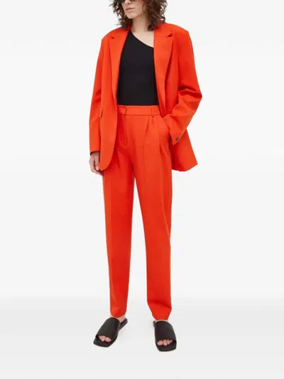 Samsoe & Samsoe Single-breasted Blazer In Red