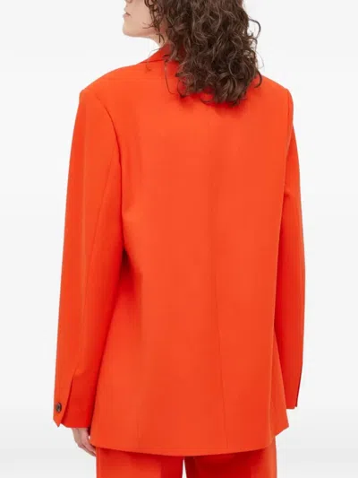 Samsoe & Samsoe Single-breasted Blazer In Red