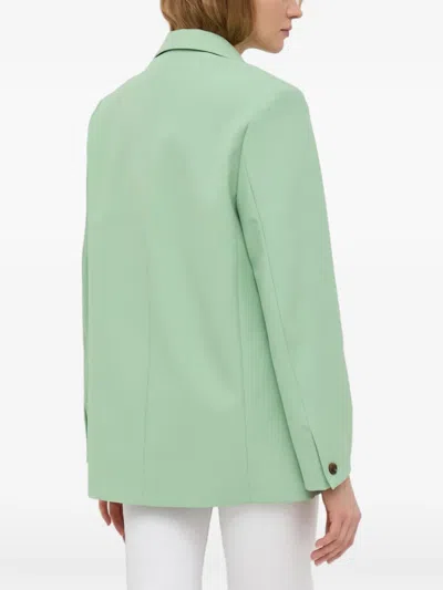 Samsoe & Samsoe Buttoned Blazer In Green