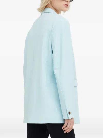 Samsoe & Samsoe Notched-lapel Buttoned Blazer In Gray