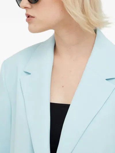 Samsoe & Samsoe Notched-lapel Buttoned Blazer In Gray