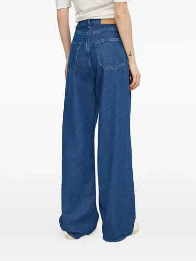 Samsoe & Samsoe Belt-loops Jeans In Blue