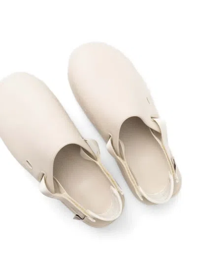 Suicoke Adjustable-strap Mules In White