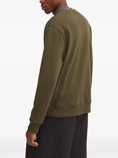Samsoe & Samsoe Crew-neck Sweatshirt In Green