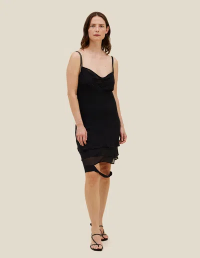 Eckhaus Latta Petal Dress In Black