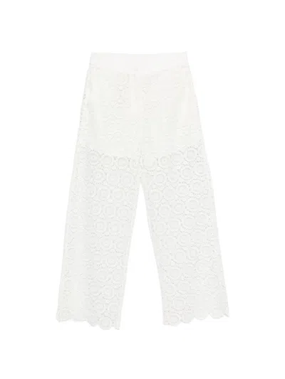 Twinset Macrame' Pants In White