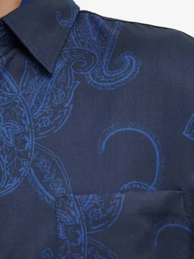 Samsoe & Samsoe Paisley-pattern Shirt In Blue