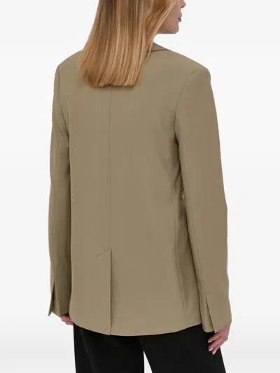 Samsoe & Samsoe Tie-waist Blazer In Green
