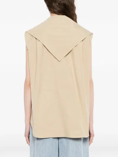 Less Cotton Blouse In Neutral