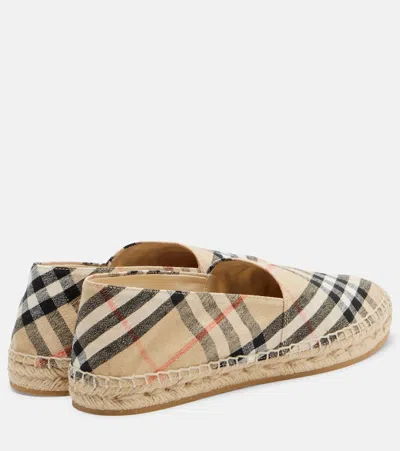 Burberry Women Embroidered Canvas Espadrilles In Multi