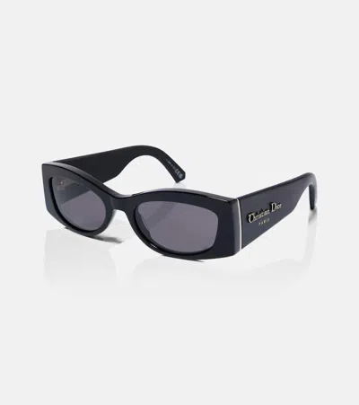 Dior Ombre Rectangular Sunglasses In Black